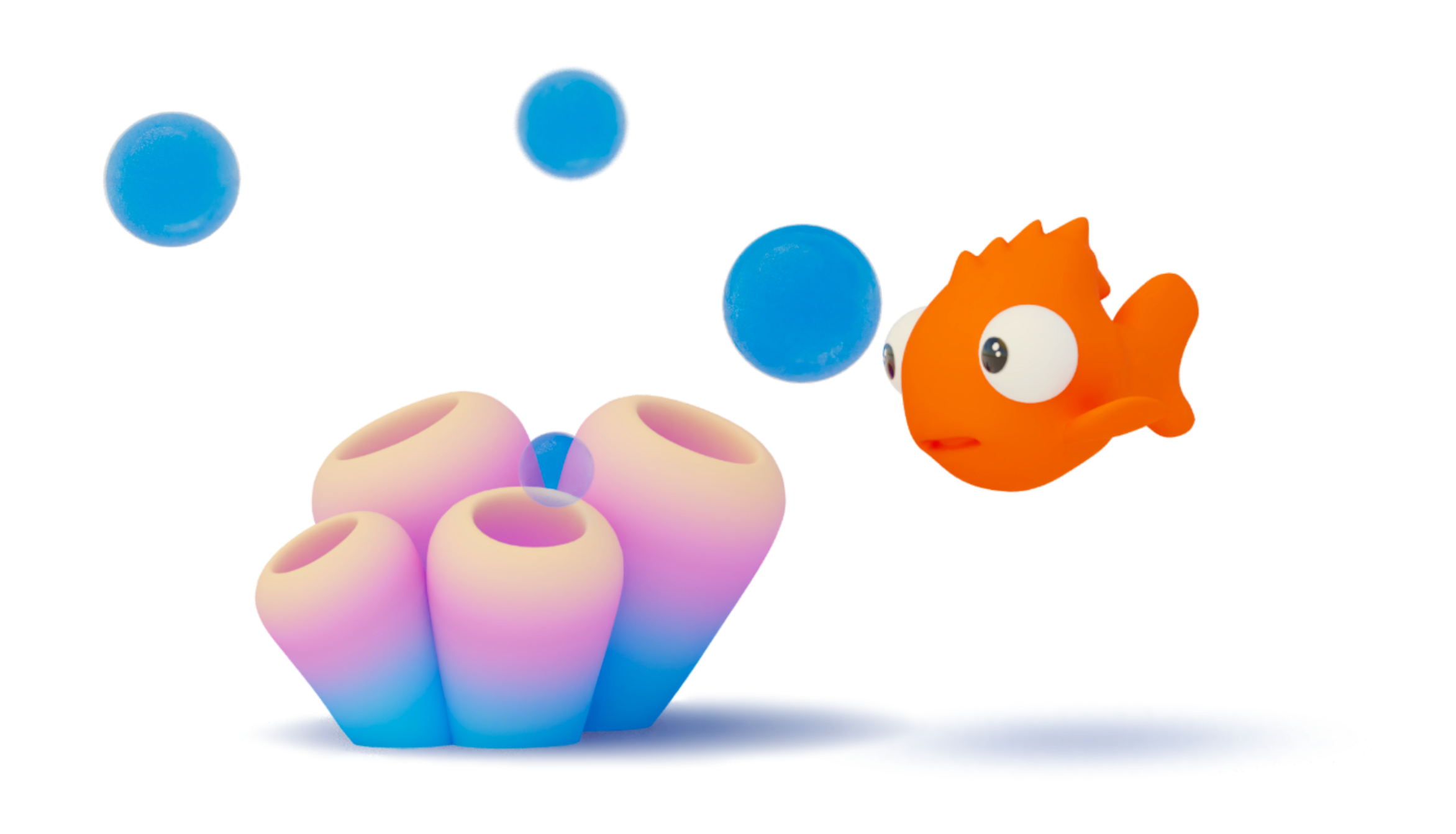 coral and fish